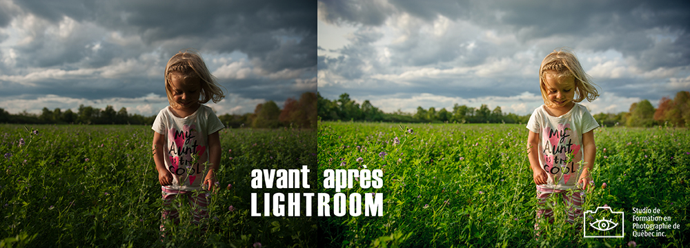Lightroom traitement d'image - Studio de Formation en Photographie de Québec