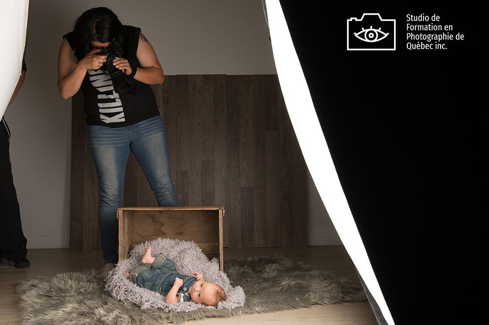 Atelier pratique photo de bébé - Studio de Formation en photographie de Qc