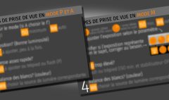 Article sur les cartons des étapes de prise de vue -Studio Formation