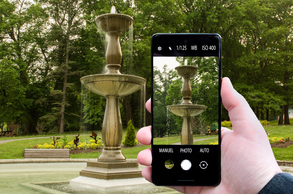 Une excursion photo avec le cellulaire pour des paysages dans le bois